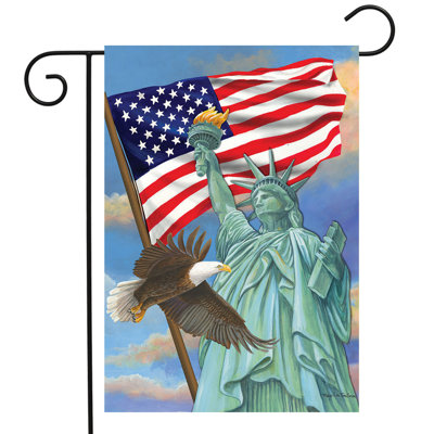 Symboles de la liberté drapeau du jardin patriotique