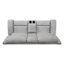  Canapé inclinable électrique Gia avec ports USB, console et porte-gobelet-118913688