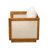 Paola Acacia And PVC-coated polyester Club Chair, Beige