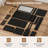 Makeup Vanity with Flip Top Mirror Dressing Desk with Drawer & Power Outlet and Adjustable Lights-788866610
