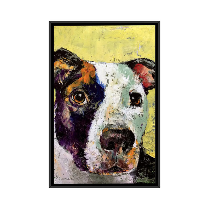 Pit Pit Portrait par Micheal Creese - Impression sur toile tendue sur châssis, H 26 po x l 18 po x P 1,5 po, Pas de tapis