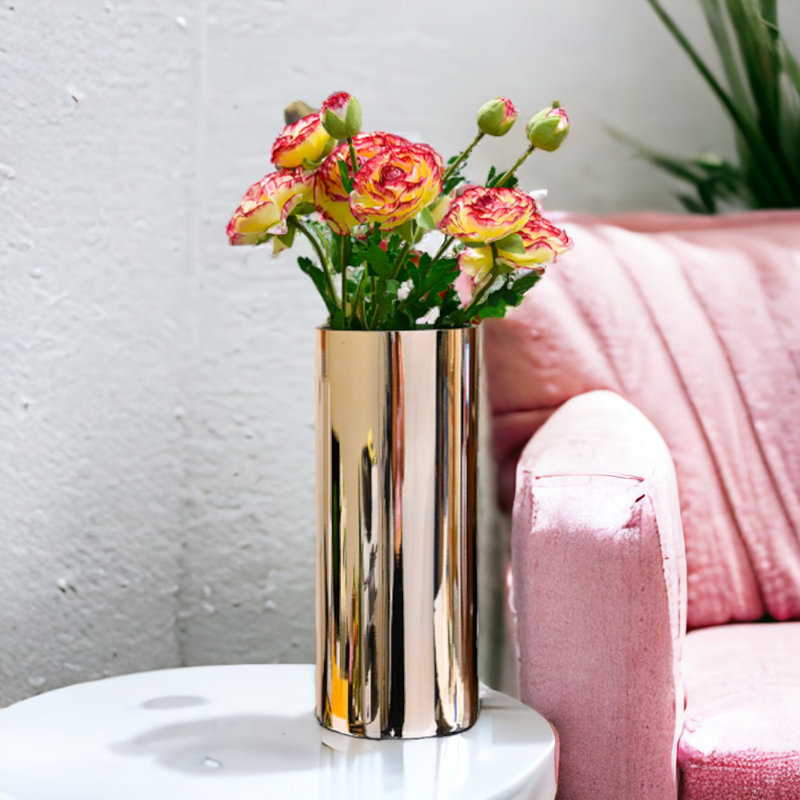 Gonta Glass Table Vase, Gold, Small