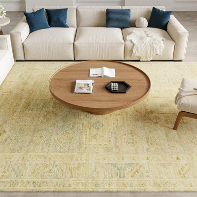 Tapis d'intérieur vert Nourison Odessa 7 pi 9 po x 9 pi 9 po