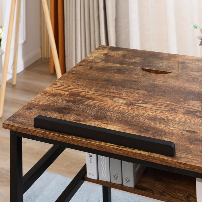 Ahlyssa Steel Writing Desk