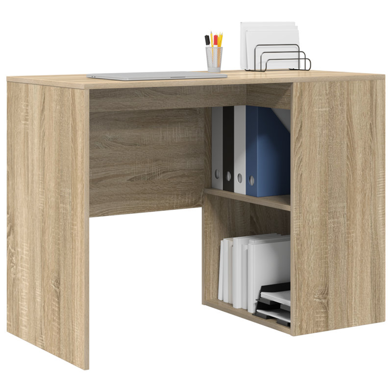 Writing Desk Engineered Wood Medium Writing Desk, Sonoma Oak
