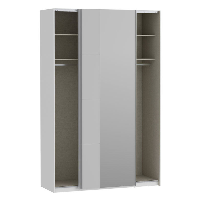 Tamyiah 2 Door Manufactured Wood Wardrobe
