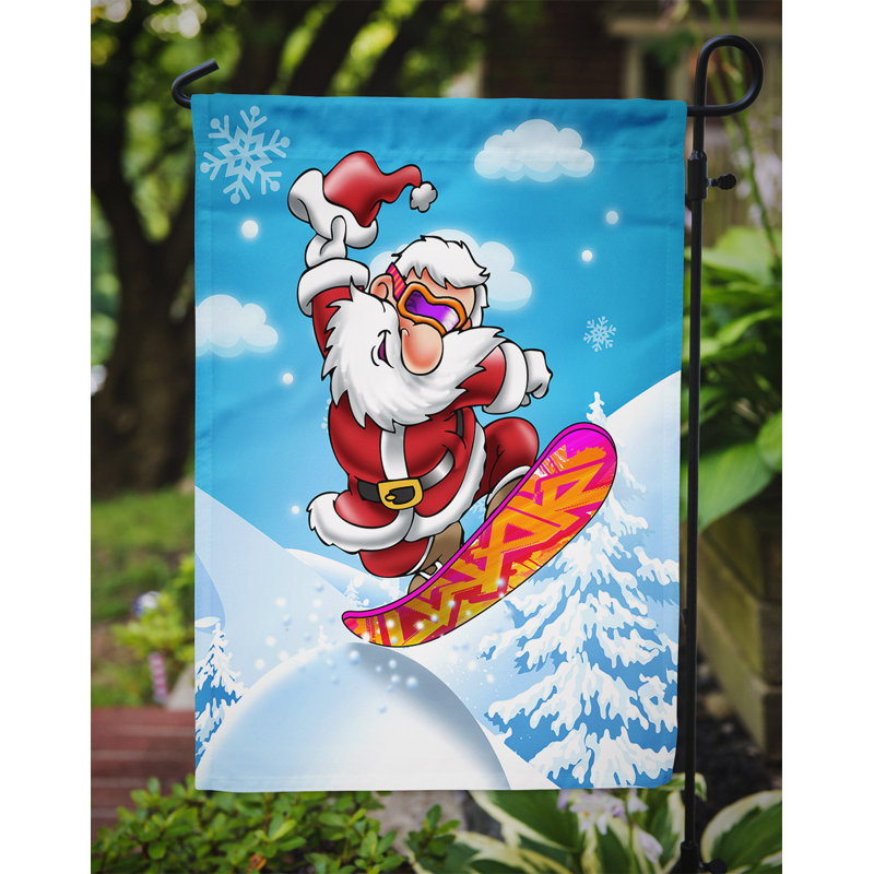 Double Sided Polyester Christmas Garden Flag, 15" H  x 11" W