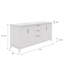 Meuble-lavabo de comptoir en marbre blanc Elizabeth avec miroir Elizabeth Carrara-928852706-1030465642