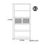 Italian style simple rattan bookcase-114726163