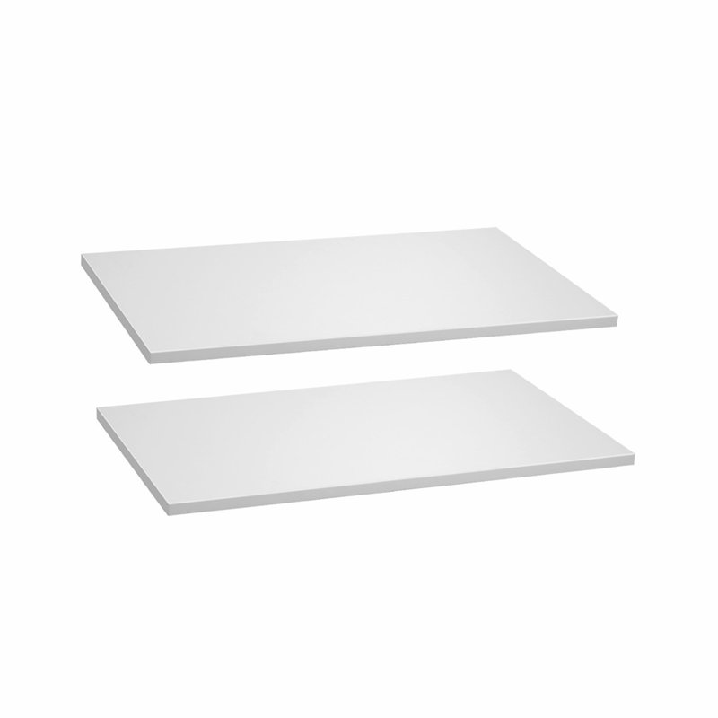 Melamine Shelves, 2 Piece, Wooden Cabinet Shelves Cut to Size for Closet System, Replacement Cabinet Shelf, Versatile Use Wardrobe Board for Closets, Cabinets, or any custom Shelving Needs