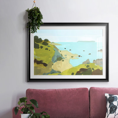 Coastal Inlet I, reproduction d'art encadrée