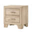 Table de chevet pour chambre à coucher - 2 armoires à tiroirs avec structure à glissières fonctionnelles Accessoire élégant pour article en métal Poignée d'objet