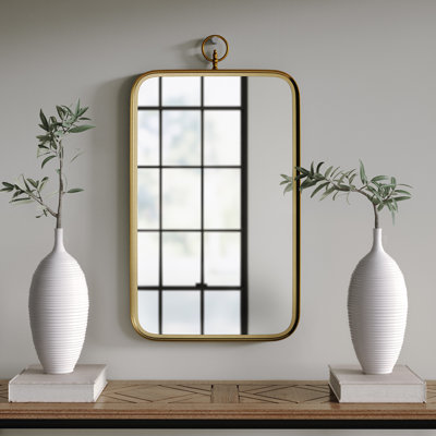 Metal Flat Wall Mirror