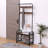 Versatile Hall Tree with Shoe Bench and Multiple Storage Options