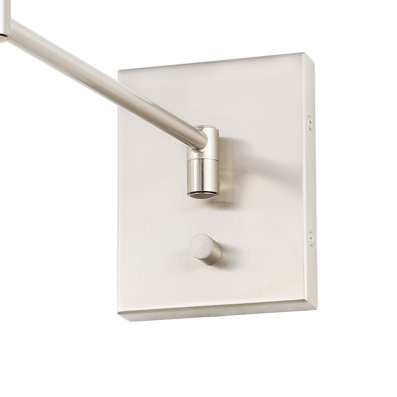 Applique murale en fer 5,75 po Cary, bronze huilé Cary, Nickel