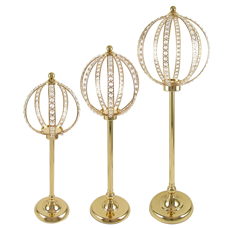 Saltram Abstract Figurines & Sculptures, Gold, 31.1" H x 9.25" W x 9.25" D