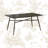 Avdo Metal Base Dining Table