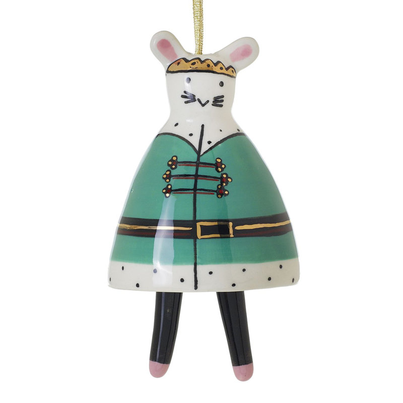 5.5'' Ceramic Animals Hanging Figurine Ornament