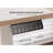63" L Shaped Standing Desk with Drawers, Power Outlet and LED Lights, Height Adjustable-1939096047