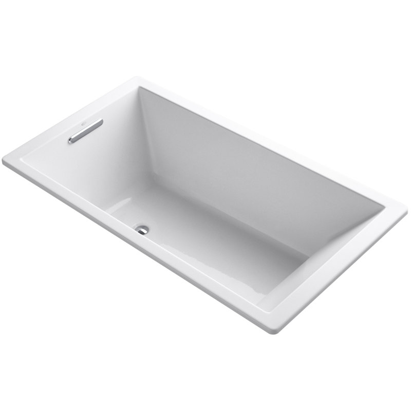 Underscore 66" x 36" Soaking Bathtub, Mexican Sand, Reversible, No