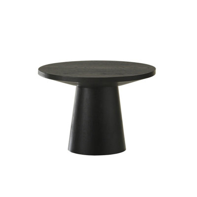 22 po Table de bout ronde en bois avec canapé et table d'appoint