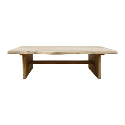 Live Edge Solid Wood Coffee Table by Lily