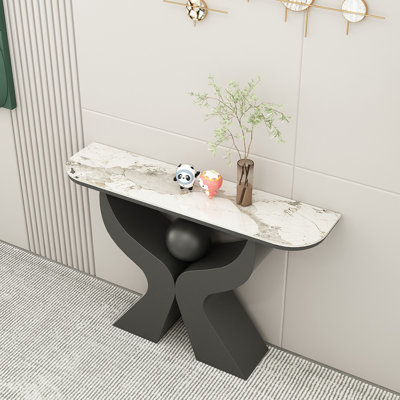 Modern-style sintered stone console table