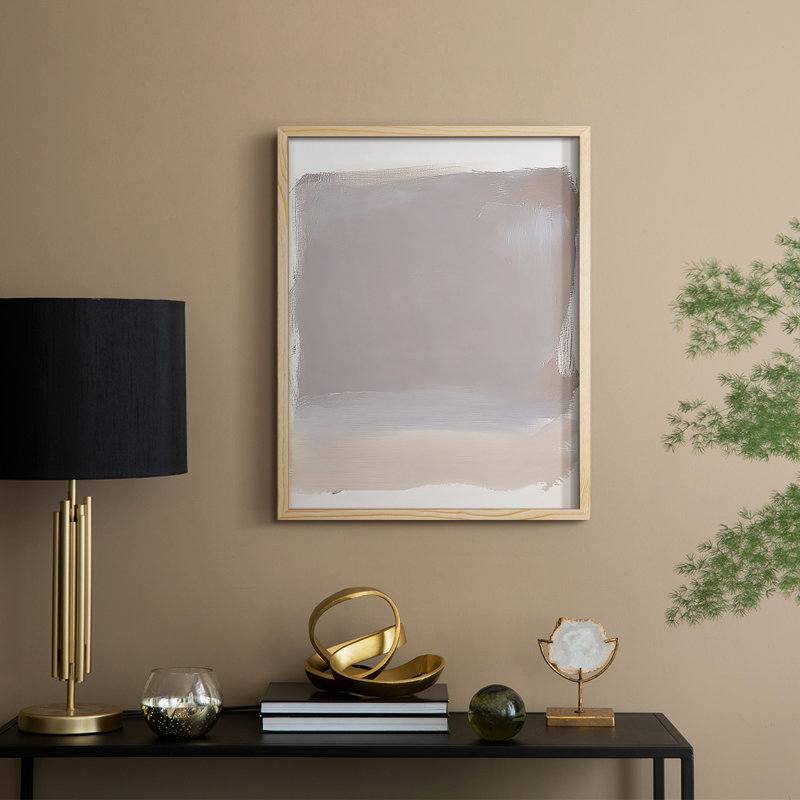 Série ABSTRACT DCCLXIV, reproduction encadrée - bois massif, H 11 po x l 9 po