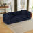 80" Queen-Size Futon Sofa Bed Foldable Couch Bed With 2 Pillows - No Assembly Required-795139716