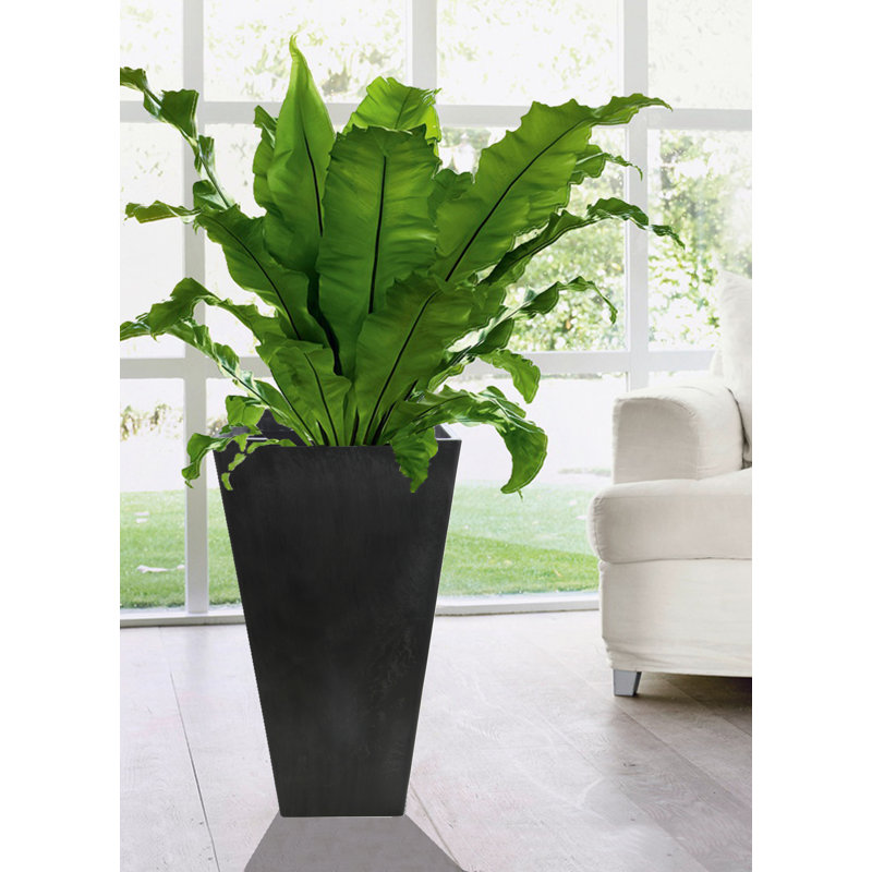 Planter Box, 28" H x 13" W x 13" D, Black