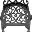 Ensemble de salle à manger de haute qualité, ensemble 5 pièces de mobilier de patio en aluminium coulé avec coussins