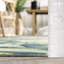 Tapis de patio intérieur / extérieur vert feuille tropicale Commer-42670853