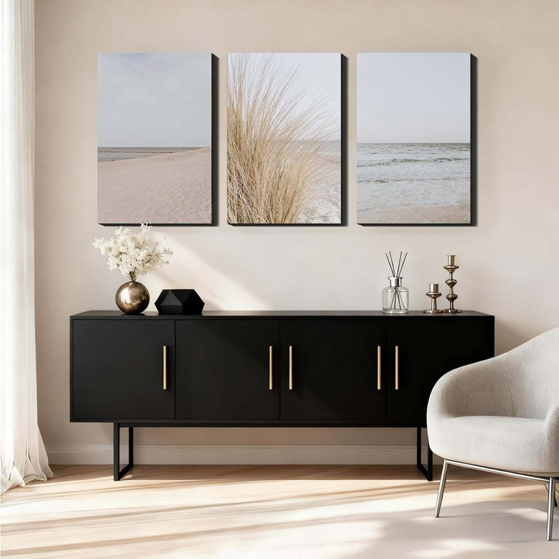 3 Piece Wrapped Canvas Wall Art