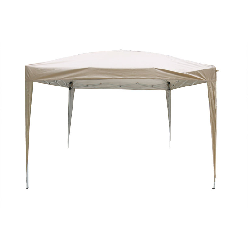 Adeen 3m x 3m Metal Pop-Up Gazebo, Beige