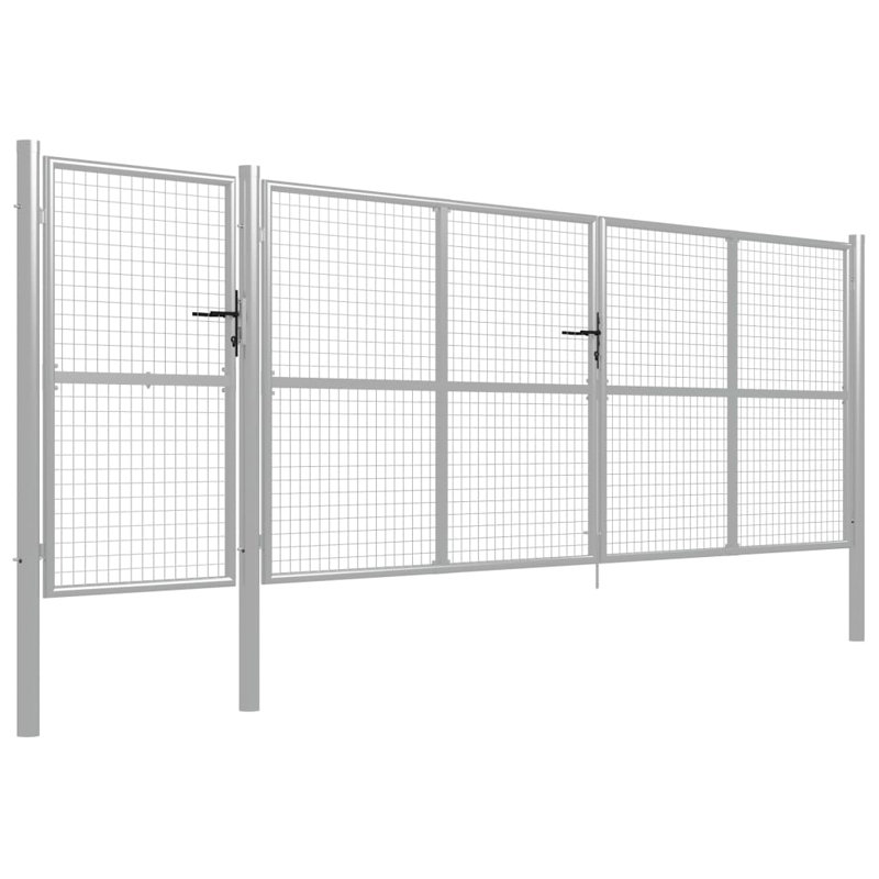 Tani 200cm H x 500cm W Metal Gate, Silver