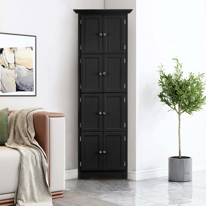 Grande armoire de rangement, Noir