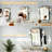Pivot Bathroom Vanity Mirror, Farmhouse Rectangular Metal Framed, Beveled Tiltable Wall Mirror, Horizontal/Vertical-392470742-392470741