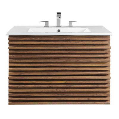 Modway Render 30" Wall-Mount Bathroom Vanity