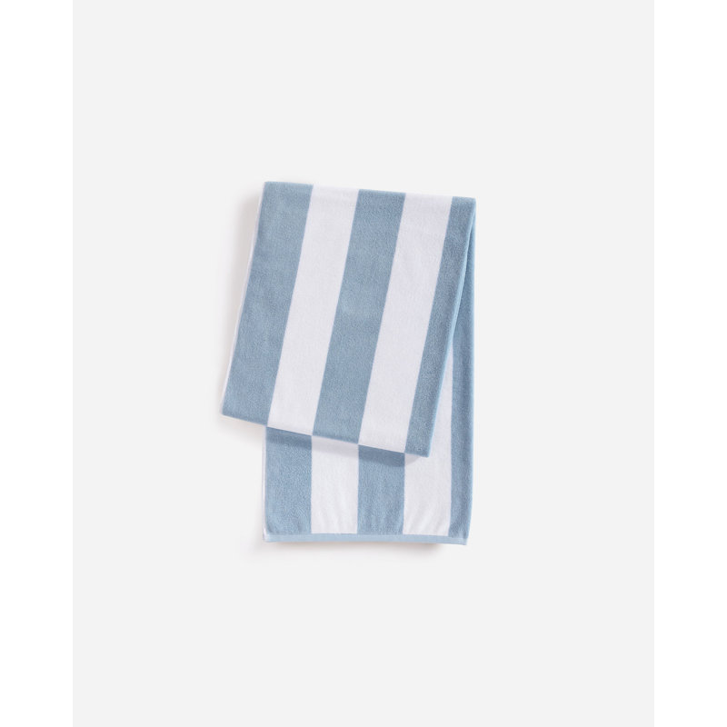 Serviette de plage 100% coton Coastal Beach, Jet