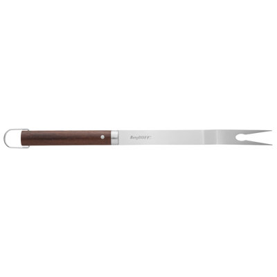 Fourchette à découper en acier inoxydable avec poignée en bois BergHOFF Essentials, 17 pi