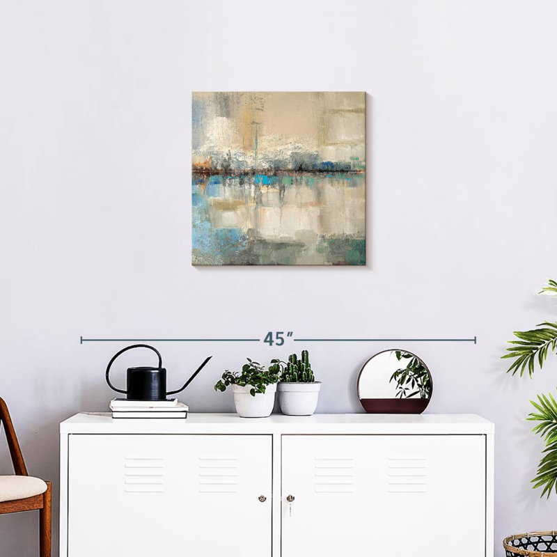 Shoreline Reflection II, 20" H x 20" W