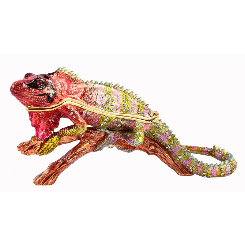 Iguana Metal Decorative Box