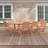 Anautica 8 - Person Patio Dining Set Extendable Rectangular Table