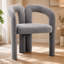 Ensemble confortable de chaises d'appoint rembourrées en velours pour divers espaces-516711791