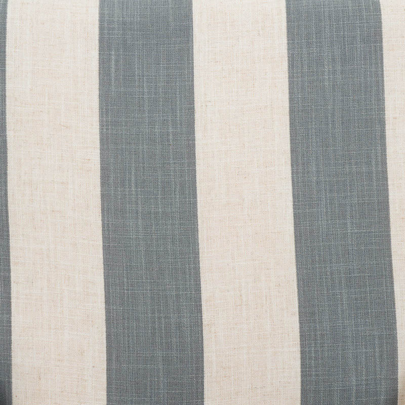 Capetown 19.5'' H Upholstered Side Chair, Gray/White Striped, 2