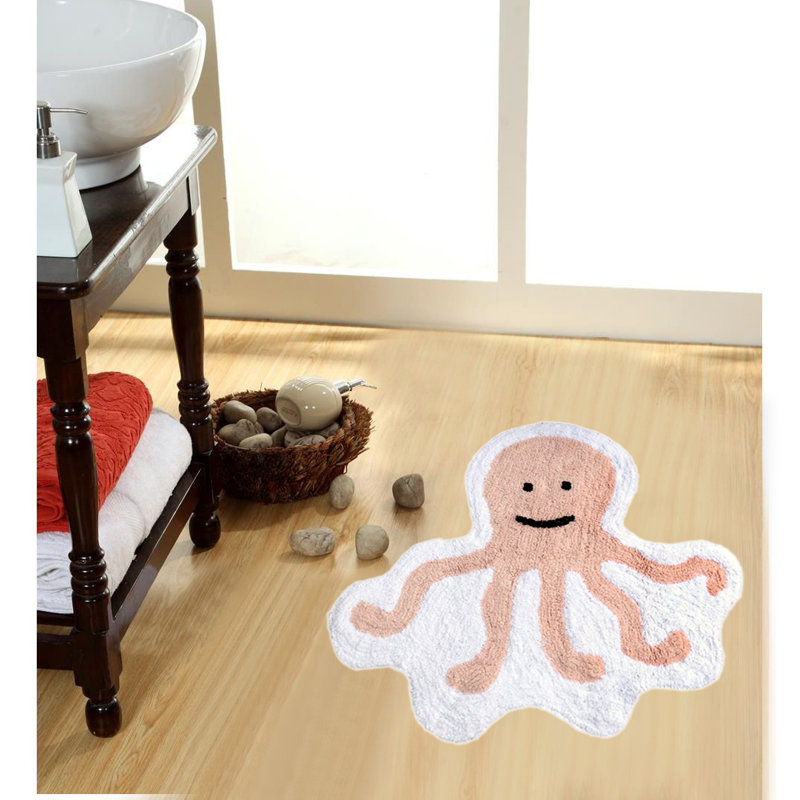 Koret Cotton Bath Rug, Pink