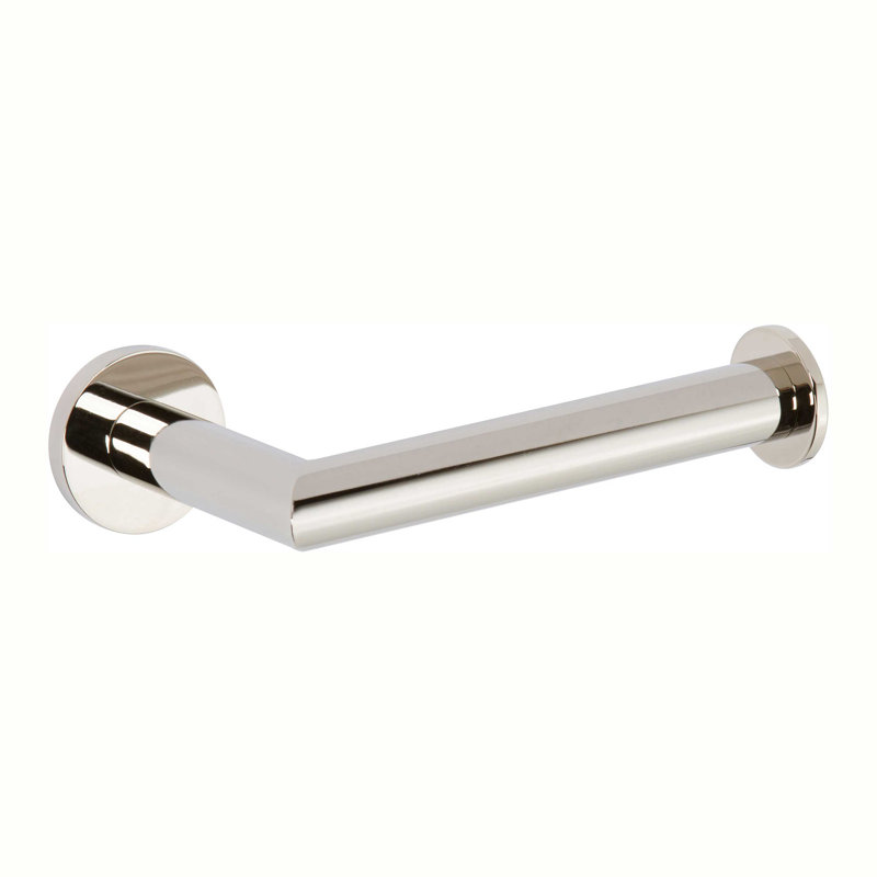 Kubic Open Toilet Paper Holder, Polished Nickel