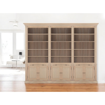 Amali 609.6 cm H x 762 cm W Library Bookcase