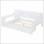 Lit de jour en bois pleine grandeur avec 3 tiroirs, ports USB et bureau intégré pour la vie moderne et l'organisation-1997929307-1997929306