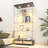 Advanced Led Tempered Glass Mdf Cabinet Stylish Home Display Living Room & Bedroom